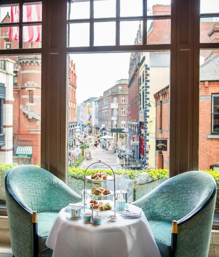 דבלין The Westbury Hotel מראה חיצוני תמונה Afternoon tea at the Midland Hotel, Manchester